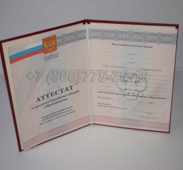 Аттестат За 11 Класс 2011г Серебро в Петрозаводске
