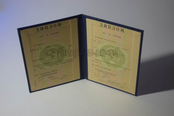Диплом о Высшем Образовании Казахской ССР в Петрозаводске